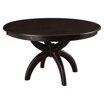 Niles Round Amish Dining Table - Foothills Amish Furniture