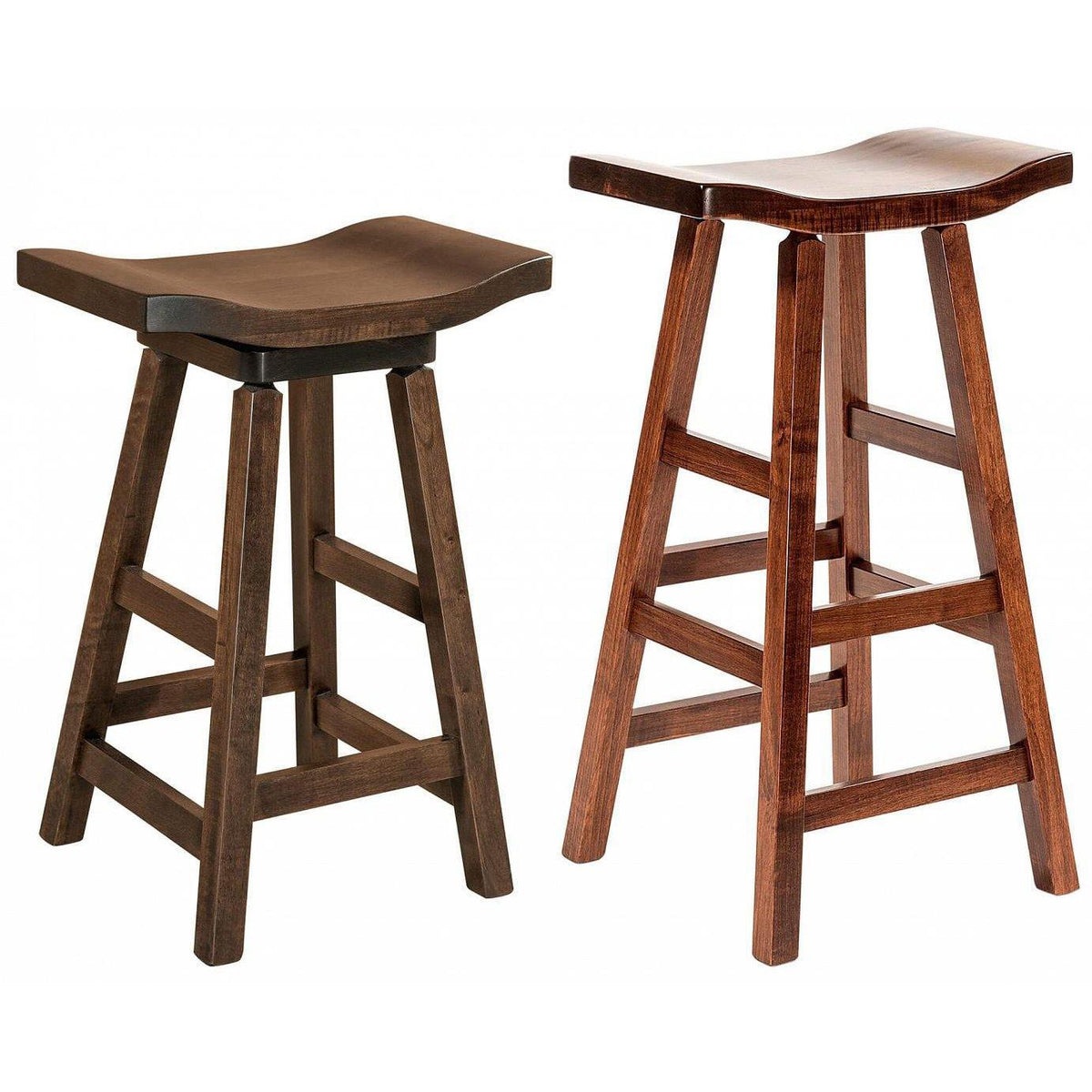Portage Amish Barstool - Foothills Amish Furniture