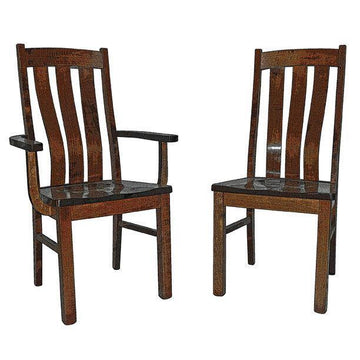 Raleigh Amish Solid Wood Chair - Foothills Amish Furniture