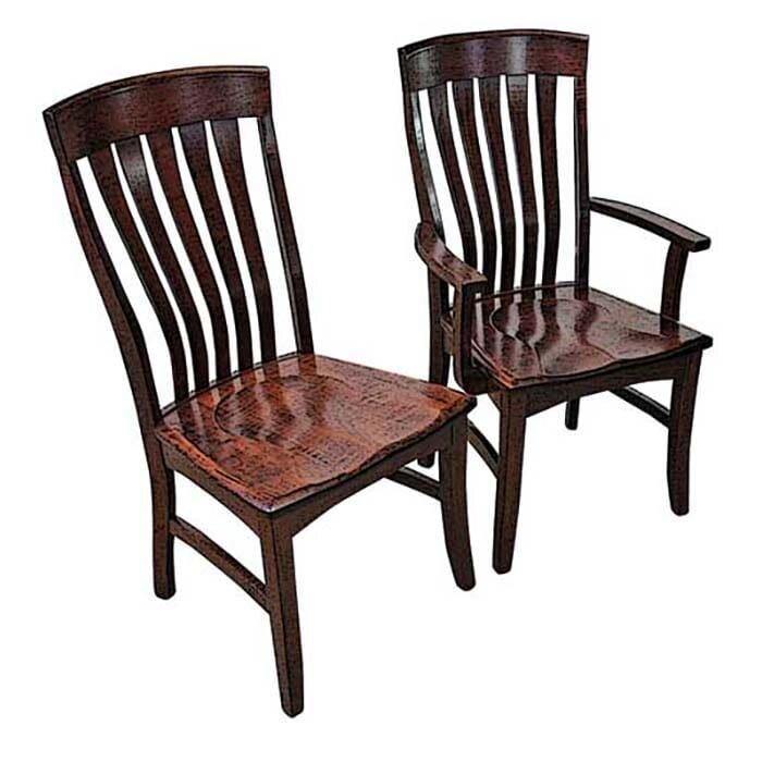 Richland Amish Solid Wood Chair - Foothills Amish Furniture