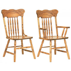 Spring Meadow Pressback Amish Dining Chair - Foothills Amish Furniture