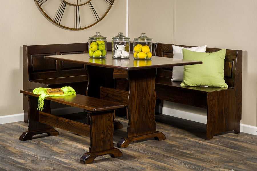 Traditional Nook Amish Solid Wood Dining Collection - Foothills Amish Furniture