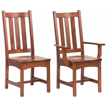 Vintage Mission Amish Dining Chair - Foothills Amish Furniture