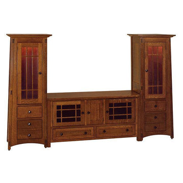McCoy Amish Entertainment Center - Foothills Amish Furniture