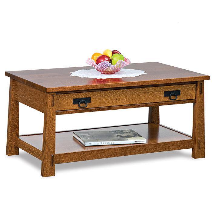 Modesto Amish Coffee Table - Foothills Amish Furniture