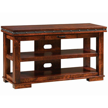 Pasadena Open Amish TV Stand - Foothills Amish Furniture