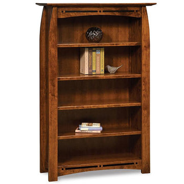Boulder Creek Medium Amish Bookcase - Foothills Amish Furniture