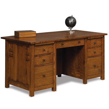 Kascade Amish Executive Desk - Foothills Amish Furniture