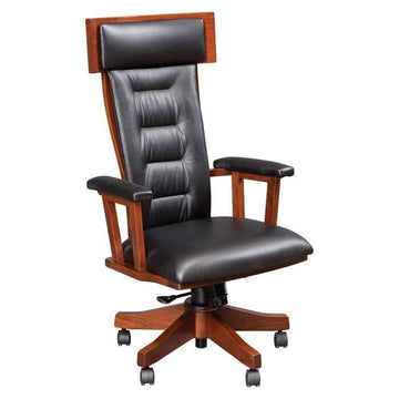 London Amish Desk Chair - Foothills Amish Furniture