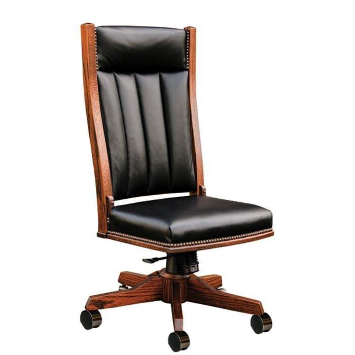 Mission Amish Side Desk Chair - Foothills Amish Furniture