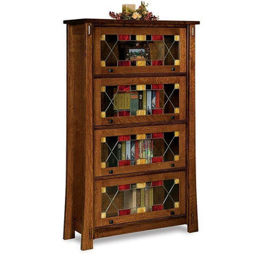 Modesto Amish Barrister Bookcase - Foothills Amish Furniture