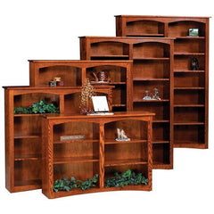 Shaker 48"Amish  Bookcase Collection - Foothills Amish Furniture
