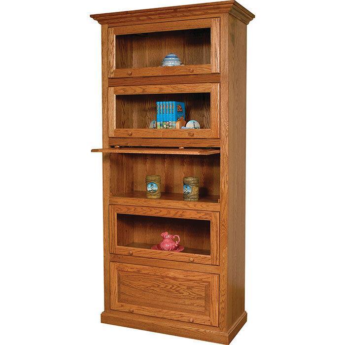 Traditional Amish Barrister Bookcase - Foothills Amish Furniture