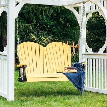 Amish Poly 4' Adirondack Swing - Foothills Amish Furniture