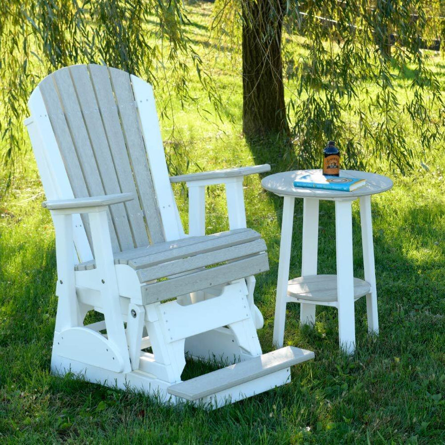 Amish 2' Poly Adirondack Balcony Glider Chair - Foothills Amish Furniture