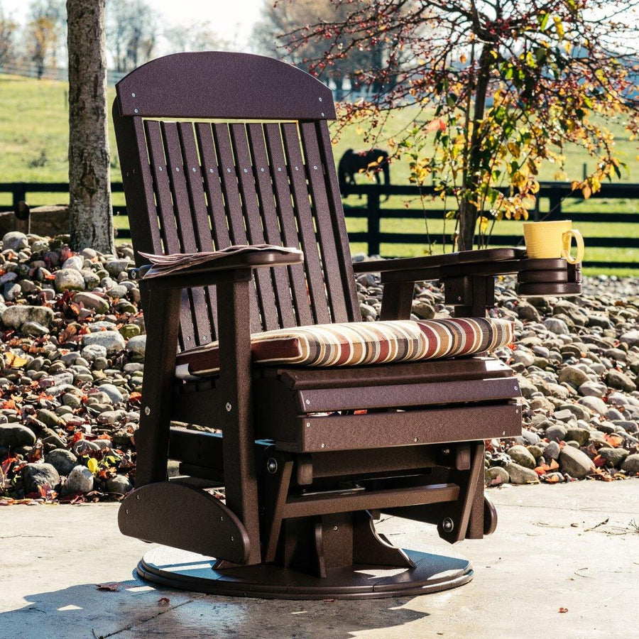 Amish 2' Poly Classic Swivel Glider - Foothills Amish Furniture