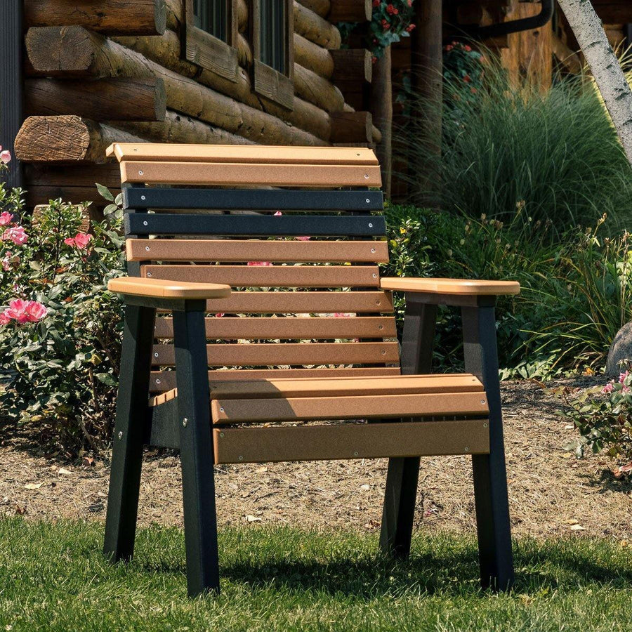 Amish 2' Poly Outdoor Plain Bench - Foothills Amish Furniture