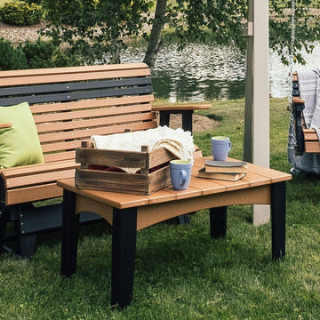 Amish Outdoor Island Coffee Table - Foothills Amish Furniture