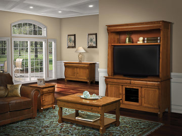 Old Classic Sleigh Amish Living Room Collection - Foothills Amish Furniture