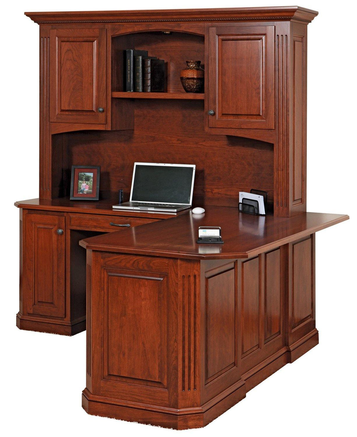 Buckingham Amish 68" Corner Desk - Foothills Amish Furniture