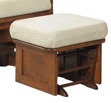 Amish Deluxe Mission Glider Ottoman - Foothills Amish Furniture