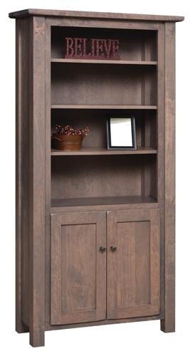 Barn Floor Amish Bookcase - Foothills Amish Furniture