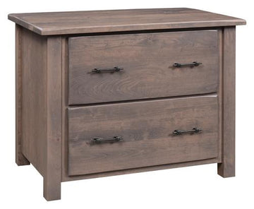 Barn Floor Amish Lateral File Cabinet - Foothills Amish Furniture