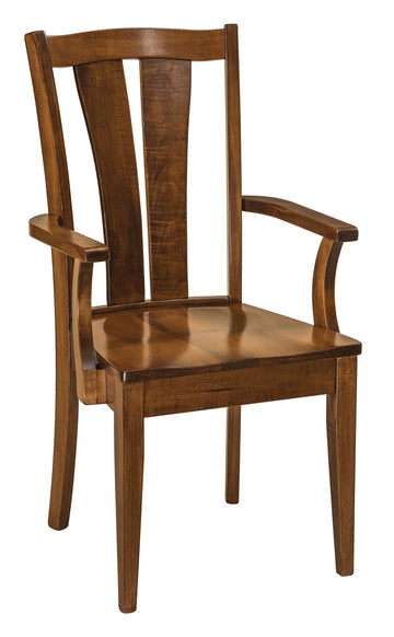 Brawley Amish Arm Chair - Foothills Amish Furniture