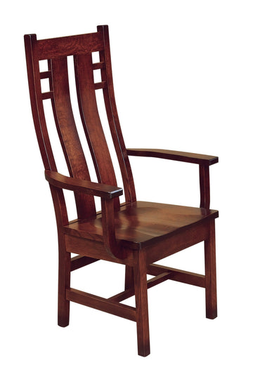 Cascade Amish Arm Chair - Foothills Amish Furniture