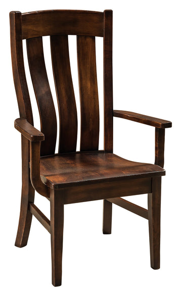 Chesterton Amish Arm Chair - Foothills Amish Furniture