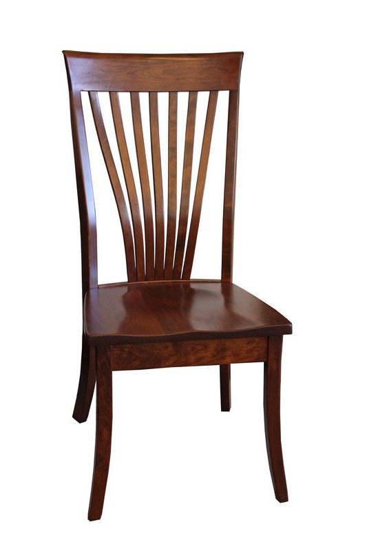 Christy Amish Fan-Tail Side Chair - Foothills Amish Furniture