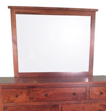 Amish Classic Shaker Mule Dresser Mirror - Foothills Amish Furniture