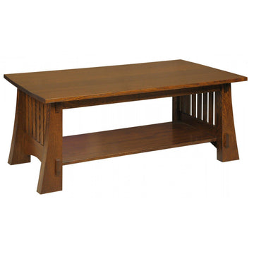 Amish Craftsman Mission Coffee Table - Foothills Amish Furniture