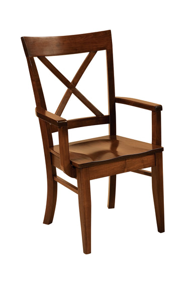 Frontier Amish Arm Chair - Foothills Amish Furniture