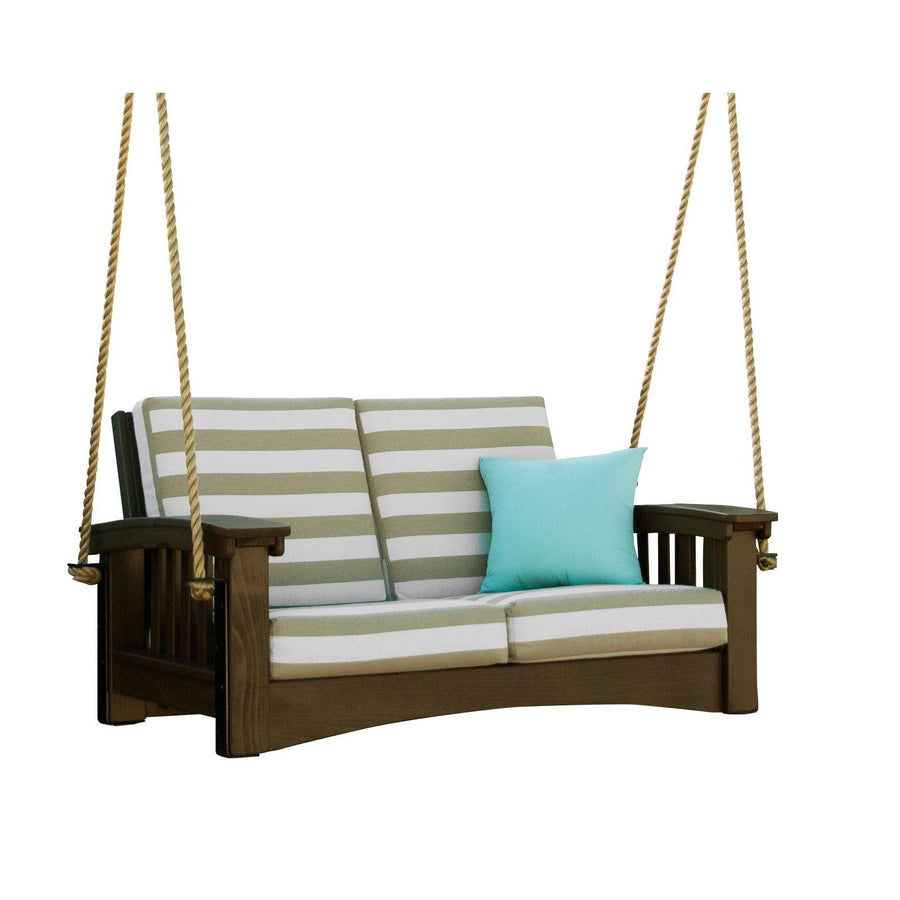 Amish Mission Lounge Rope Swing - Foothills Amish Furniture