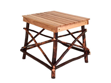 Amish Solid Oak Wood End Table - Foothills Amish Furniture
