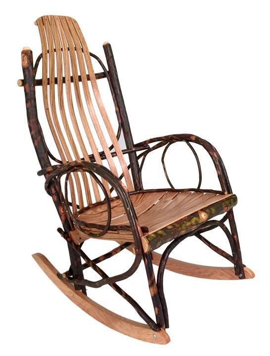 Hickory Amish Rocker – Foothills Amish Furniture