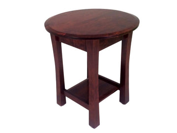 Tyron Amish Round End Table