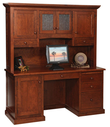 Homestead Amish Desk with Hutch - Foothills Amish Furniture