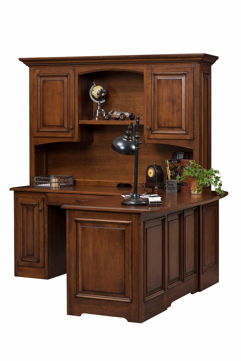 Liberty Amish Corner Desk & Hutch - Foothills Amish Furniture