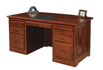 Liberty Amish Executive Desk - Foothills Amish Furniture
