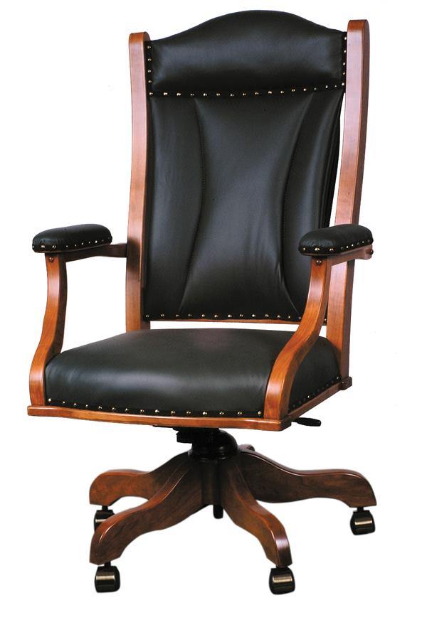 Lincoln Amish Desk Chair - Foothills Amish Furniture