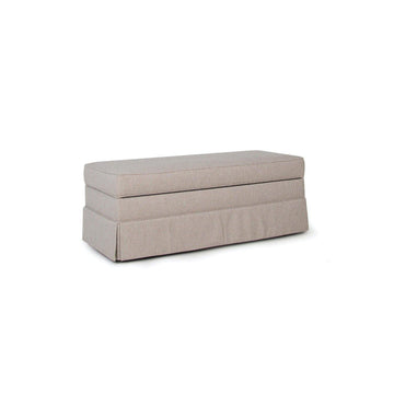 Smith Brothers Storage Ottoman with Skirt (901) - Foothills Amish Furniture
