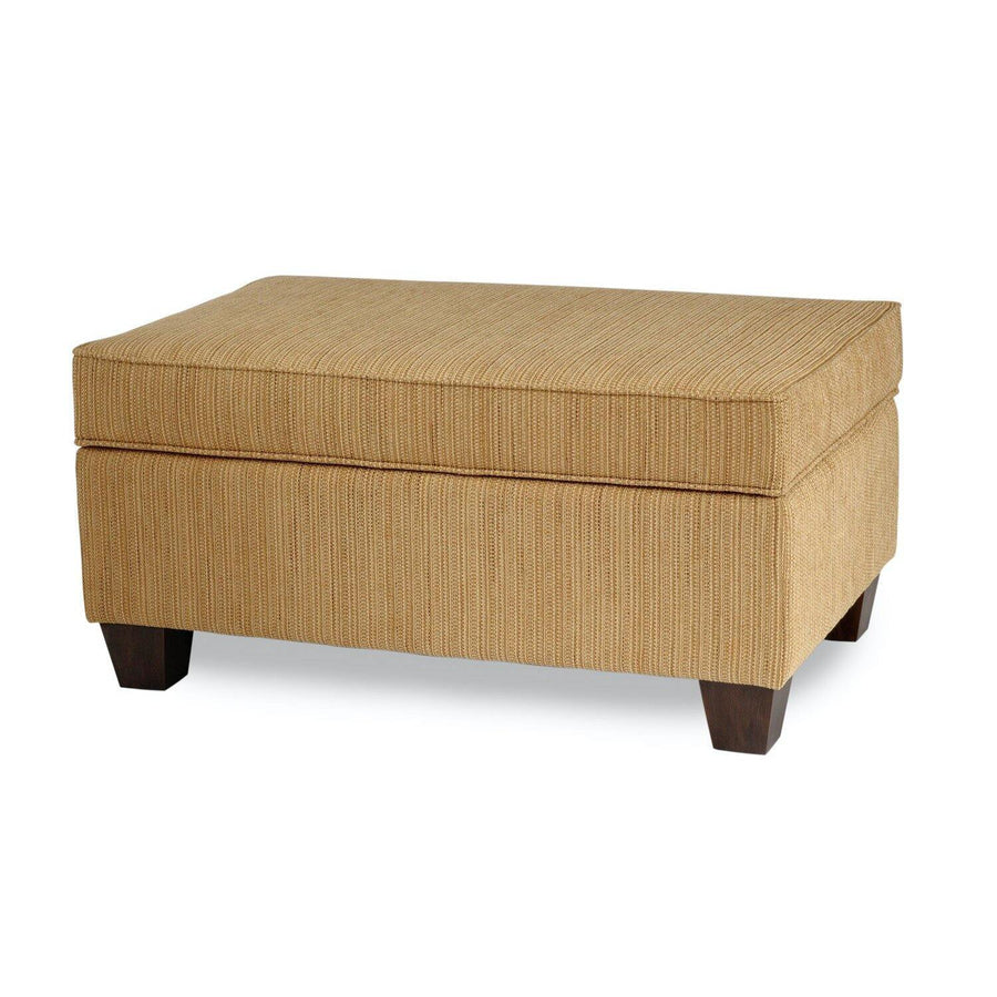 Smith Brothers Storage Ottoman with Tapered Leg (900) - Foothills Amish Furniture