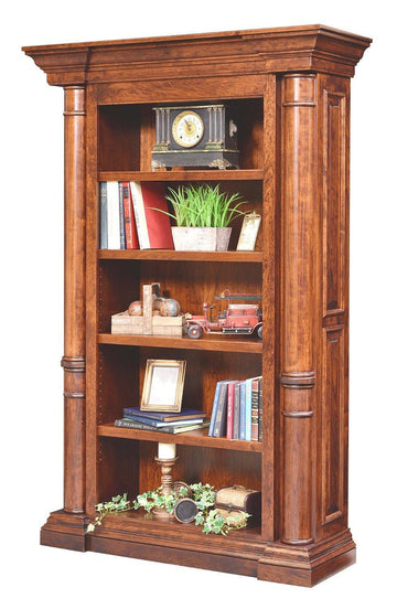 Paris Amish Solid Wood Bookshelf - Foothills Amish Furniture