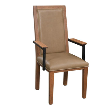 Amish Reclaimed Wood 1869 Arm Chair - Foothills Amish Furniture