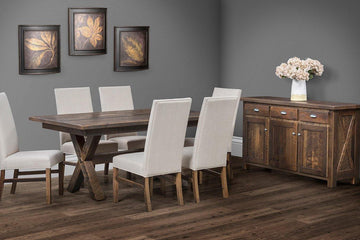Buxton Amish Reclaimed Wood Dining Collection - Foothills Amish Furniture