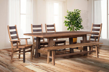 Cleveland Amish Reclaimed Wood Dining Collection - Foothills Amish Furniture