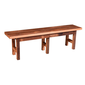Amish Reclaimed Barnwood Extend-a-Bench - Foothills Amish Furniture
