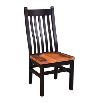 Golden Gate Amish Reclaimed Wood Side Chair - Foothills Amish Furniture